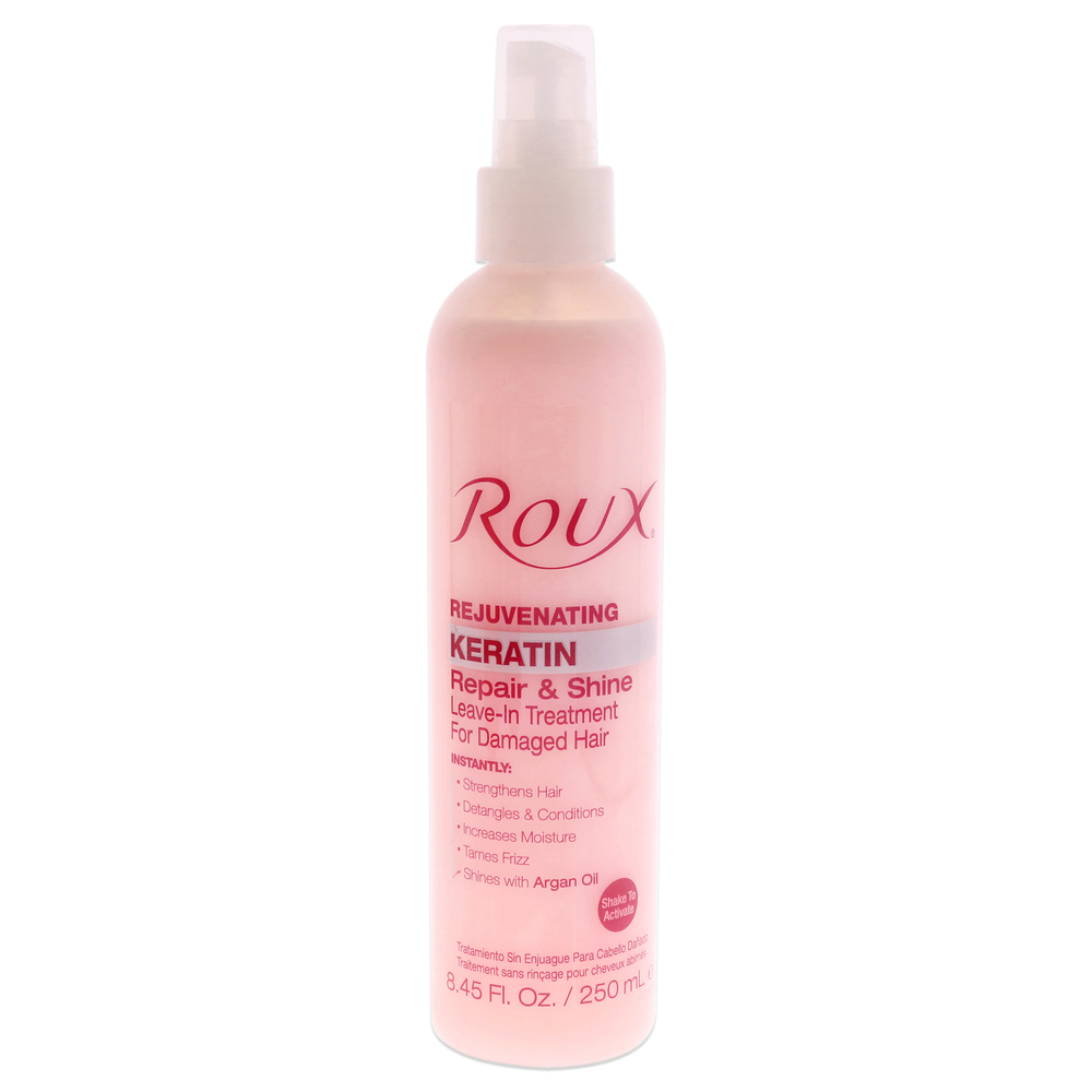 Keratin Repair and Shine Leave-In Treatment for Damaged Hair by Roux - 8.45 oz
